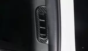 A pillar Front Air Outlet Cover Trim For 2014-2021 Jeep Grand Cherokee ABS Fiber - Picture 1 of 2