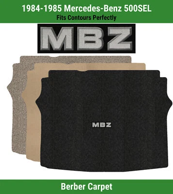 Alfombra de maletero Lloyd Berber para Mercedes-Benz 500SEL 84-85 con apliques MBZ Foto 1 de 4