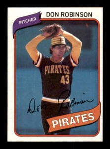 1980 Topps #719 Don Robinson NM/NM+ Pirates 222734