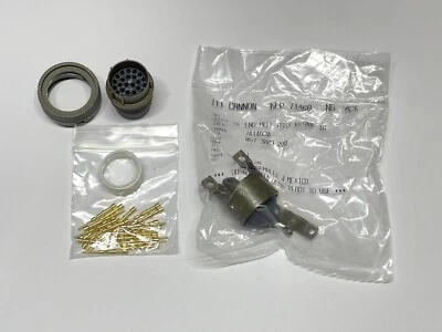 ITT Cannon KPSE 26 Position Circular Connector Plug Crimp Pin KPSE06F16-26P - Image 1 of 4