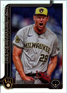 2025 Topps Rainbow Foil #28 Trevor Megill Milwaukee Brewers - Picture 1 of 2