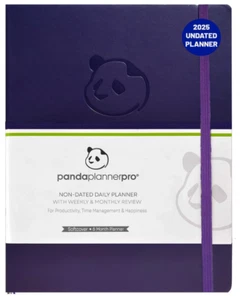 Panda Planner Pro Hourly Schedule 8.5"x11" To Do List Notepad Daily Journal Goal - Picture 1 of 12