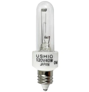USHIO JCV120V-40WGSN/E11/INC 40w E11 Base Krypton Lamp Bulb NEW Japan Made - Picture 1 of 3