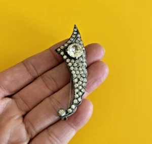 Vintage Paste Rhinestone Pin Brooch - Picture 1 of 2