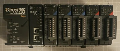 Automation Direct D2-06B-1  D2-240 CPU D2-16NA  D2-12TR D2-16ND3-2 - Image 1 of 4