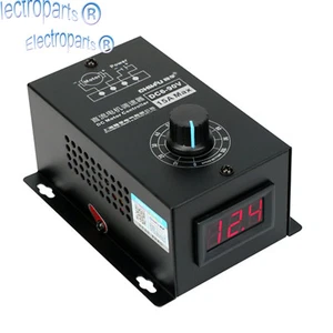 DC 6-90V PWM DC Motor Speed Controller Regulator PLC 15A Governor Volt Display - Picture 1 of 6
