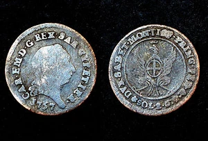 2,6 Soldi 1757 Sardaigne, Italie. Carlo Emmanuel III°. Billon. Cote TB: 50€ - Picture 1 of 1