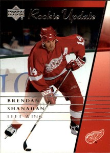 2002-03 Upper Deck Rookie Update Red Wings Hockey Card #35 Brendan Shanahan