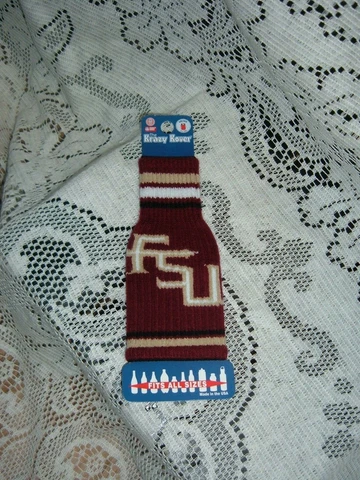 FLORIDA STATE SEMINOLES TWO KRAZY KOVER KOOLER PACKAGE NEW FITS ALL SIZE BOTTLES Cover