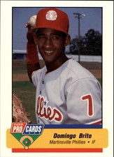 1994 Martinsville Phillies Fleer/ProCards #3300 Domingo Brito