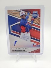 2020 Panini Elite Extra Edition Rayner Doncon Dominican Prospect Auto #DPL-RD