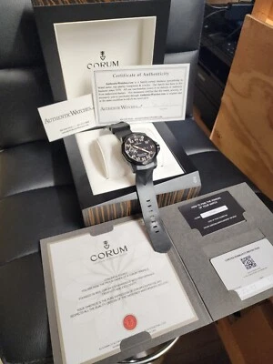 Corum Admiral's Cup Competition 48 Wristwatch A69/04314 DLC Titanium - Image 1 of 4