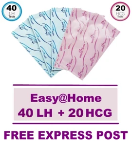 40 Ovulation LH + 20 Pregnancy HCG Test Strips - Easy@Home Combo - EXPRESS POST - Picture 1 of 9