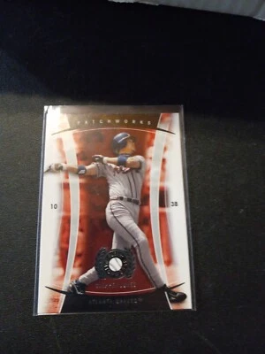 2005 Fleer Patchworks Atlanta Braves Baseball Card #27 Chipper Jones - Image 1 of 2