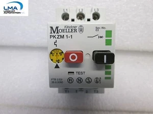 KLOCKNER MOELLER PKZM1-1 MANUAL MOTOR STARTER 3P 3PH .6-1A 1.5HP *** NEW - Imagen 1 de 3