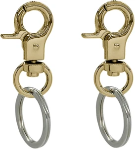 Dog Tag Clips 2 Pack Easy Change for Pet ID Tag Quick Clips Small Medium Large D - Picture 1 of 7