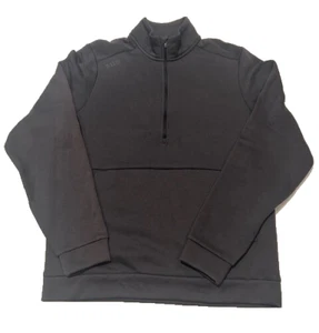 5.11 Tactical Mens PT-R Arrive 1/4 Zip Fleece Pullover Pockets Dark Gray- Size M - Picture 1 of 15