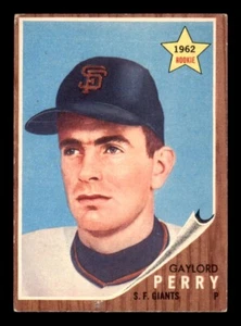 1962 Topps Baseball #199 Gaylord Perry VG *e1 - Picture 1 of 2