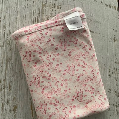 PUREBABY Baby throw BLANKET, PINK - image 1 of 2