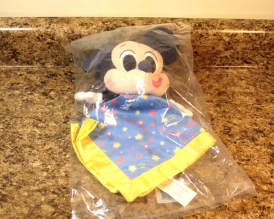 Disney Junior Lullabies Mickey Mouse Security Blankie Lovey Blanket NEW - Imagem 1 de 3