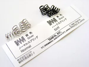 Juego de muelles delanteros normales y rígidos Tamiya F103 F104 1990 originales de colección 8 piezas ¡NUEVO! - Imagen 1 de 3