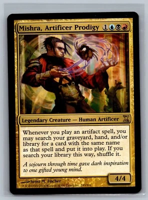 Magic The Gathering Time Spiral Mishra, Artificer Prodigy #243/301 MTG TCG CCG - Image 1 of 2