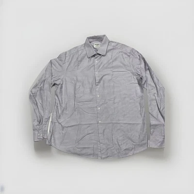 Camisa de vestir para hombre Ben Sherman 17 1/2 36 357 ajustada a rayas moradas Foto 1 de 4