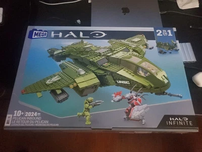 MEGA Construx Halo Infinite Pelican Inbound Construction Rare Off Market  - Image 1 of 2