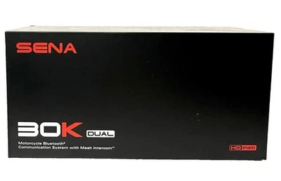 Sena 30K Motorcycle Bluetooth Headset Mesh Communication System (Dual Pack) - Image 1 of 4