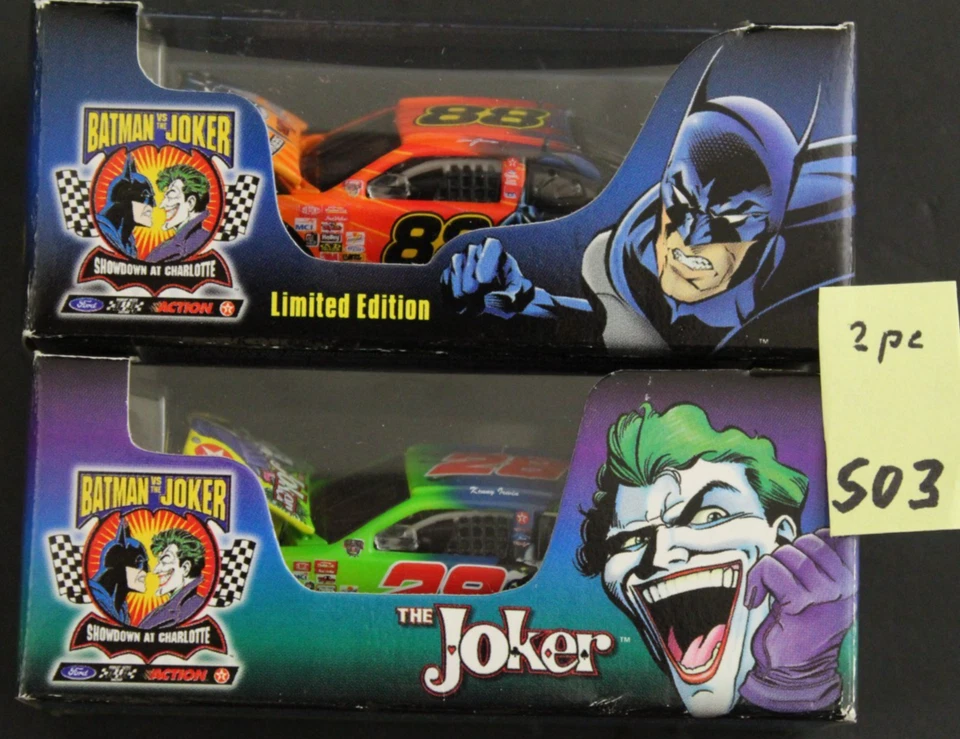 NASCAR Racing Action Platinum Series Batman & Joker Collectible Cars  (503) - Image 1 of 2