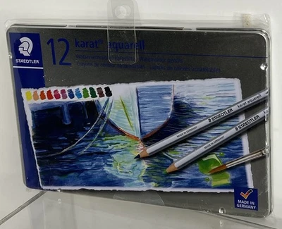 Staedtler Karat Aquarell 12 Watercolour Pencils  - Image 1 of 4