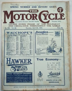 Motor Cycle Magazine 1922 Spring Buyers Guide (ABC to Zenith 12 pages) - Picture 1 of 14