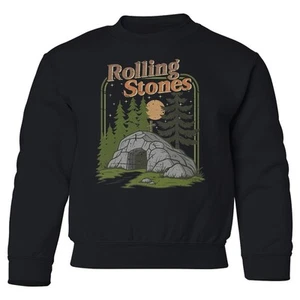 The Stone Was Rolled Away - He Is Alive Easter Youth Crewneck Sweatshirt - Picture 1 of 8