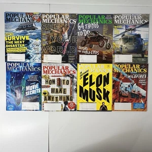 Popular Mechanics Magazine Lot 8 Issues 2018 March - September November Winter - Picture 1 of 14