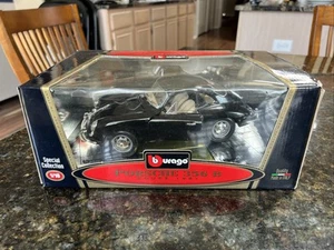 Burago 1961 Porsche 356B Coupe DieCast Black 1/18 COD 3021 Special Collection - Picture 1 of 9