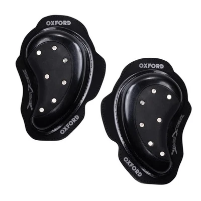 Oxford Rok Drop Sparkie Motorcycle Knee Sliders Motorbike Protectors Black - Image 1 of 4