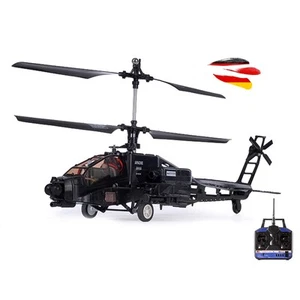 RC ferngesteuerter Hubschrauber Apache AH-64, 4 Kanal Helikopter Modell mit Akku - Bild 1 von 6