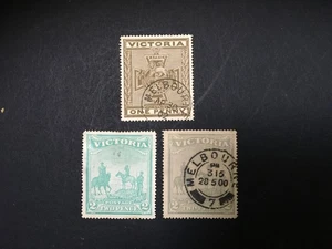 Victoria 1900 Boer War Patriotic Fund 1d lovely canc, 2d mint & unusual colour - Picture 1 of 2