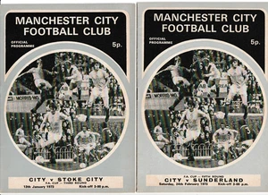Manchester City  1972/73 FA Cup Home Programmes select from menu - Picture 1 of 3