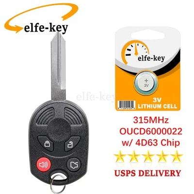 For 2007 2008 2009 2010 Lincoln MKX Mercury Mariner Key Keyless Car Remote Fob - Image 1 of 4