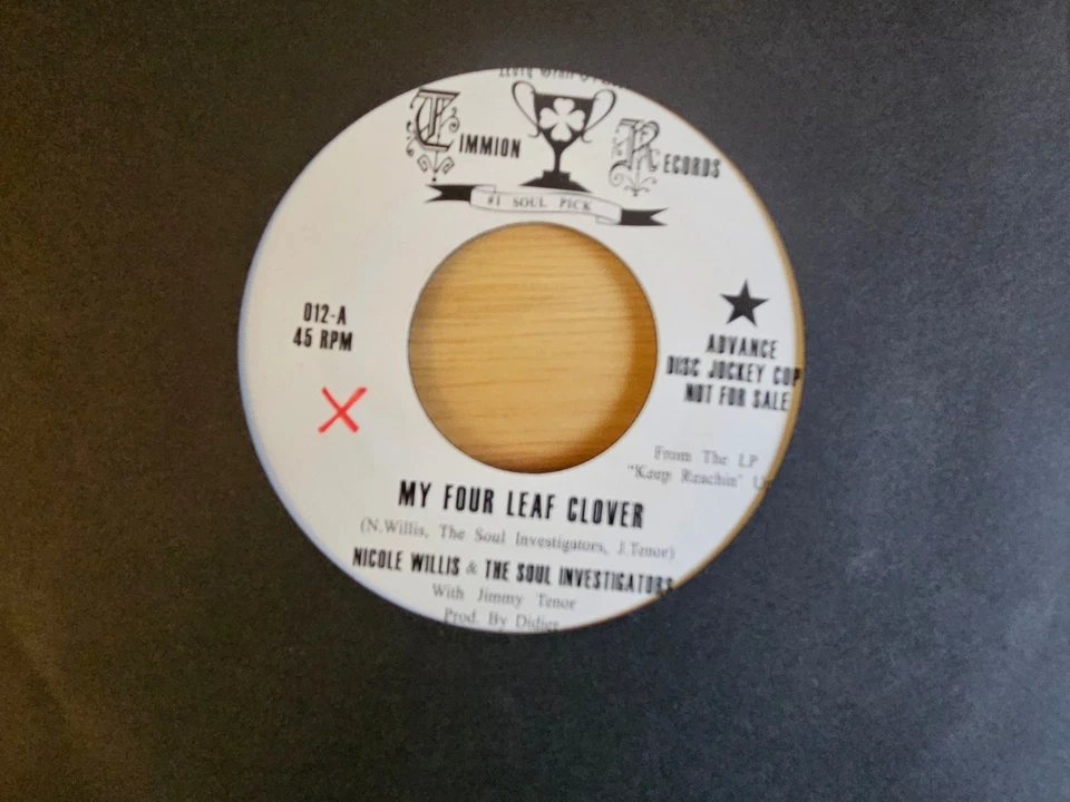 Northern Soul - Nicole Willis - My Four Leaf Clover -Timmion Records  Demo - Image 1 of 1