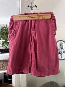 Lands End Boys Size 10 Red Shorts With Adjustable Waist - Picture 1 of 4
