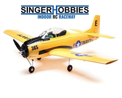 E-Flite EFL08250 T-28 Trojan BNF Basic Electric Airplane (1118mm) w/AS3X & SAFE - Image 1 of 4