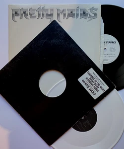 PRETTY MAIDS DJ DEMONSTRATION PROMO White Wolf COLORED 12" VINYL METAL SET - Bild 1 von 9