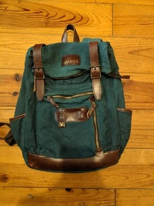 GANDYS DAMEN BLAU CANVAS TASCHE RUCKSACK SEHR GUTER ZUSTAND - Bild 1 von 13