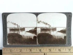 Yarmouth Harbor Nova Scotia Stereoansicht Underwood & Underwood 1900er - Bild 1 von 2