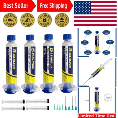 Versátil pasta fundente de soldadura sin plomo paquete de 4 para reparaciones suaves y eficientes Foto 1 de 4