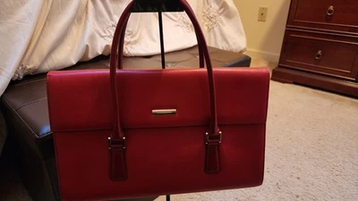 Burberry Banner Shoulder Bag Red Canvas/Leather - Image 1 of 4
