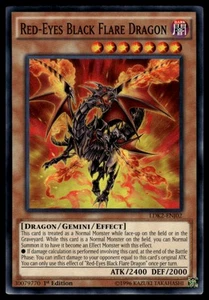 Legendary Decks II #LDK2-ENJ02 Red-Eyes Black Flare Dragon - Imagen 1 de 2