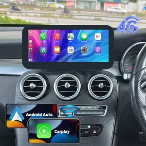 10.25" Android 13 CarPlay GPS SWC Estéreo Coche para Mercedes Benz Clase C W205 S205 - Imagen 1 de 20